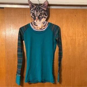 Columbia Women's Taylor Trail Print Waffle Crew Long-Sleeve Shirt, small